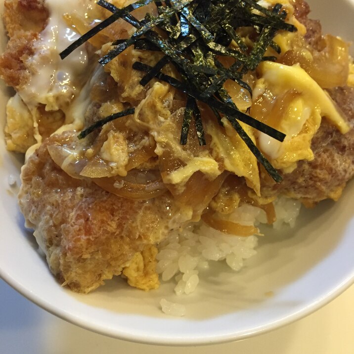 ❁お箸がとまらない！チキンカツとじ丼❁